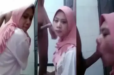 Jilbab Pink Nyepong Kontol Panjang Terbaru Becek